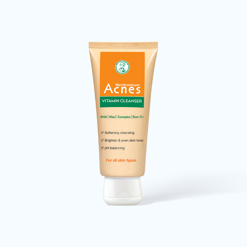 Acnes Kem Rua Mat Ho Tro Sang Da Mo Seo Vitamin 100g/Tuyp