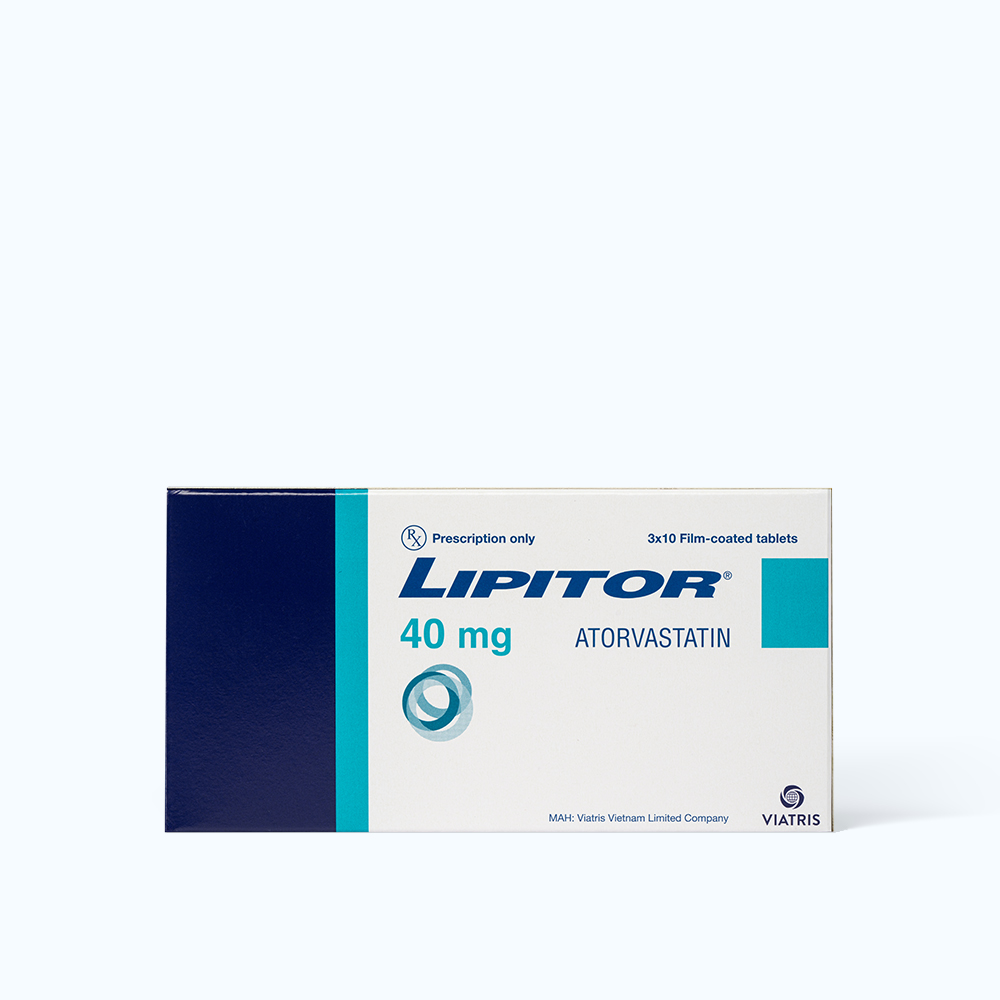 Lipitor Tab 40mg (3Vi x 10 Vien)