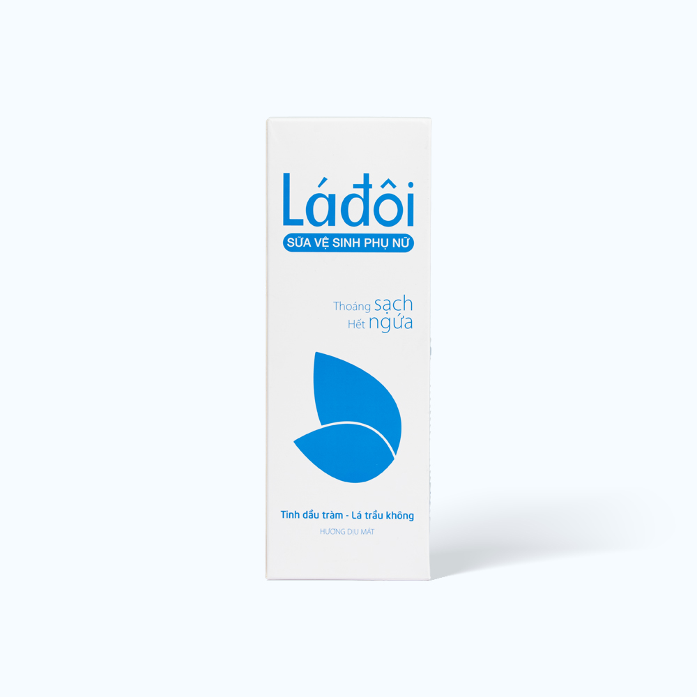Dung dịch vệ sinh Shema Lá Đôi hương dịu mát (Chai 100ml)