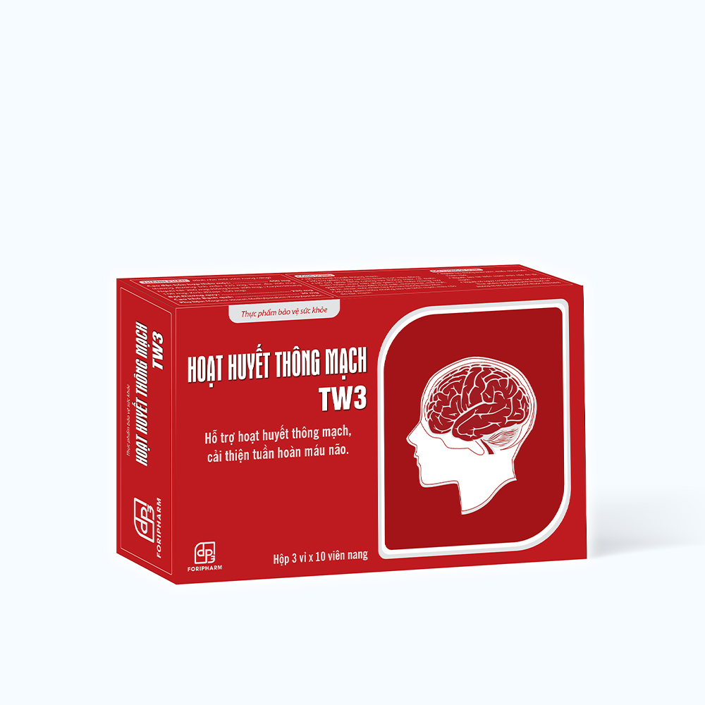Foripharm Hoat Huyet Thong Mach TW3 (Hop 3vix10vien)