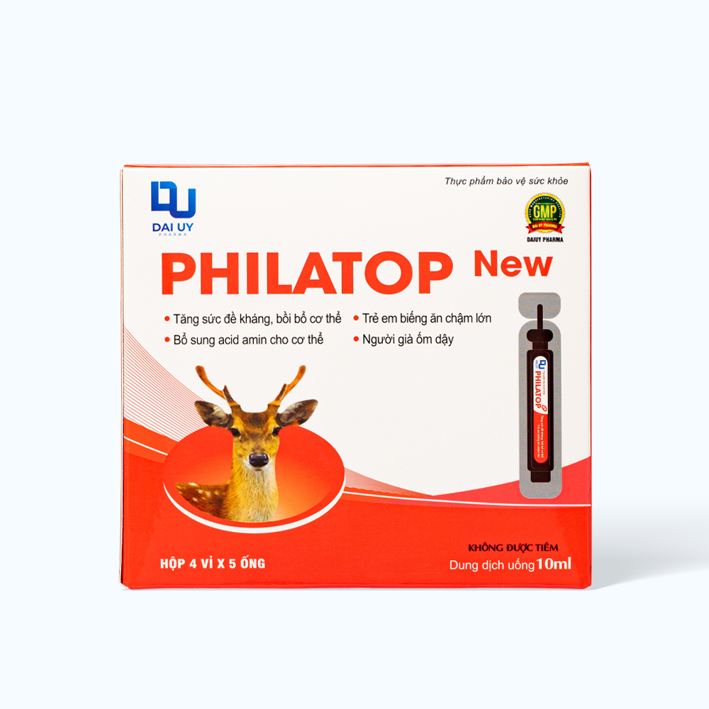 DAI UY Philatop Dam Ong Boi Bo Suc Khoe (Hop 20 ong*10ml)