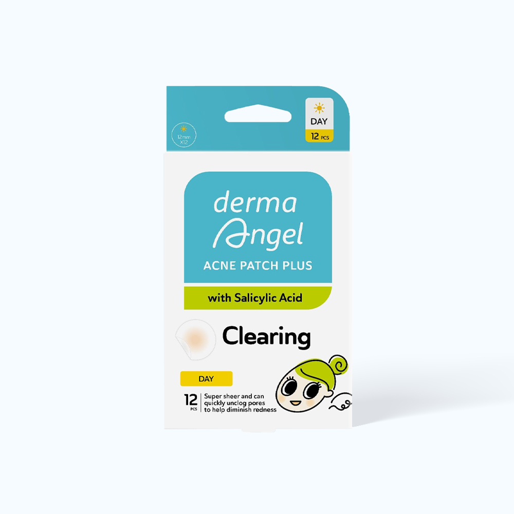 DermaAngel Mieng Dan Mun Ban Ngay Salicylic Acid 12Mieng/Hop