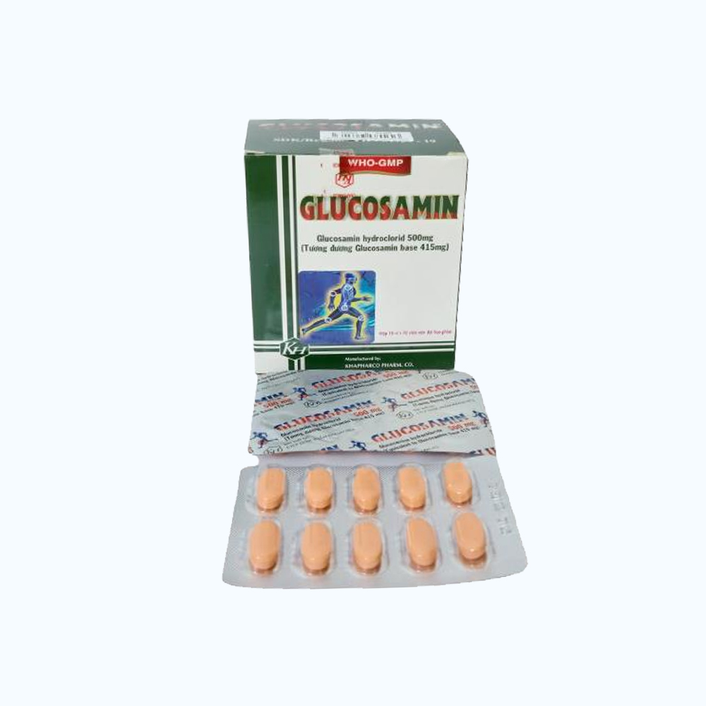 Glucosamin 500mg(5vi x 10vien)K.Hoa