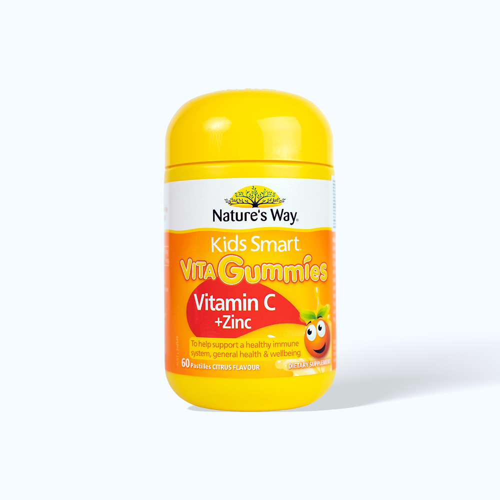 NATURE'S WAY Kids Smart Vita Gummies B.Sung Vitamin C & Kem Cho Tre (Hop 60v)