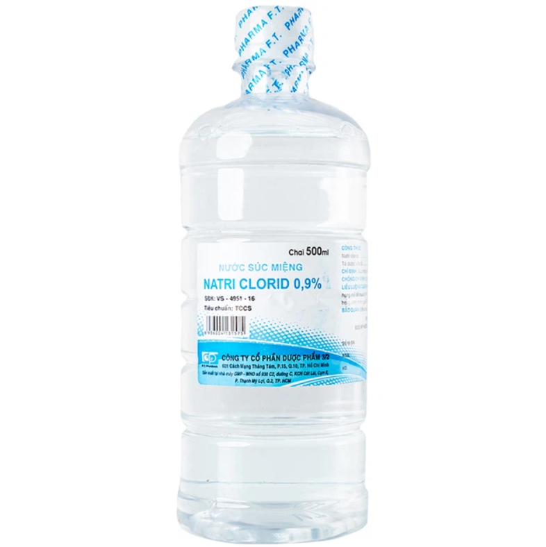 Natri Clorid Nuoc Suc mieng 3/2 (Chai 500ml)