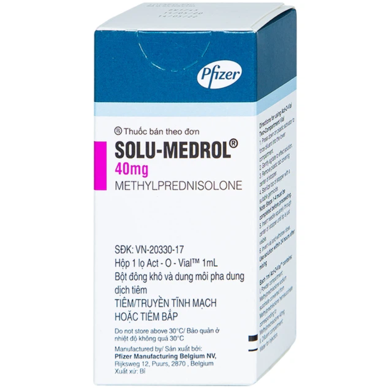 Solu-Medrol 40mg Inj