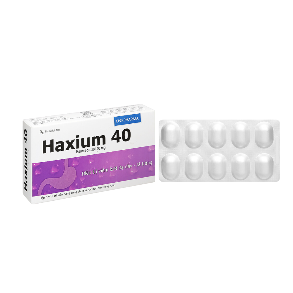 HAXIUM CAPS PLLT EC 40MG HOP 30 VIEN