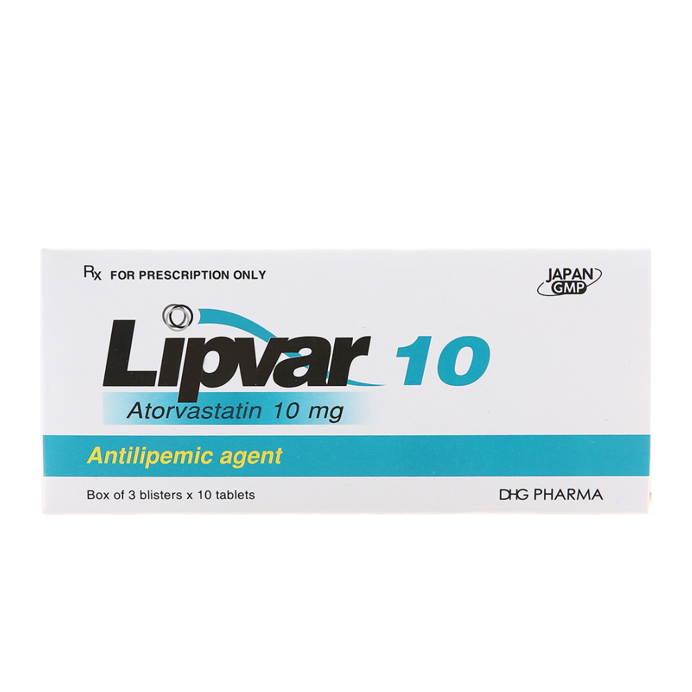 LIPVAR TAB 10MG HOP 30 VIEN