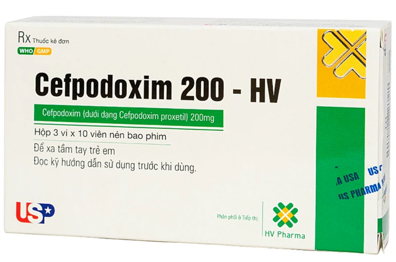 CEFPODOXIM-HV TAB F.C 200MG BOX 30