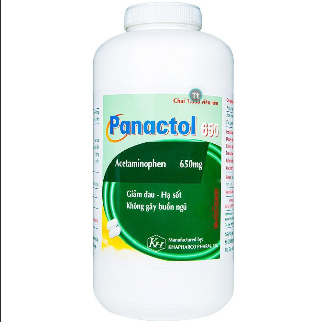 PANACTOL 650MG (Chai 1000 Vien)