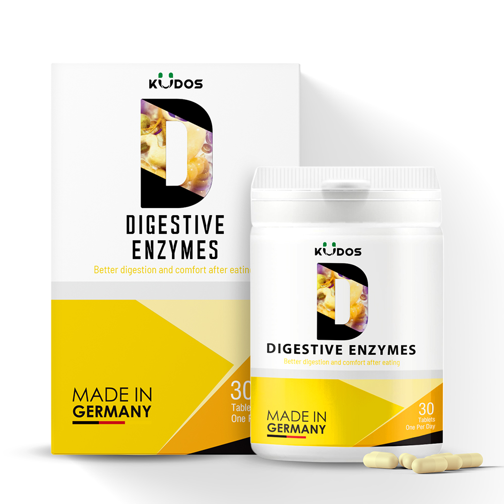 KUDOS Digestive Enzymes H.Tro Tieu Hoa (Hop 30Vien)