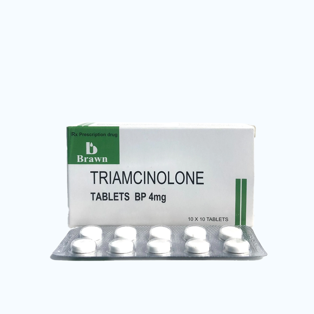 TRIAMCINOLONE TAB 4MG BOX 100