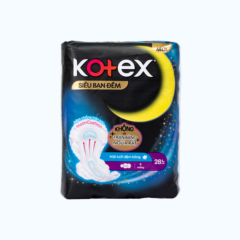 Kotex Style Ban Dem Moi Sieu Mong Canh 28cm 4M