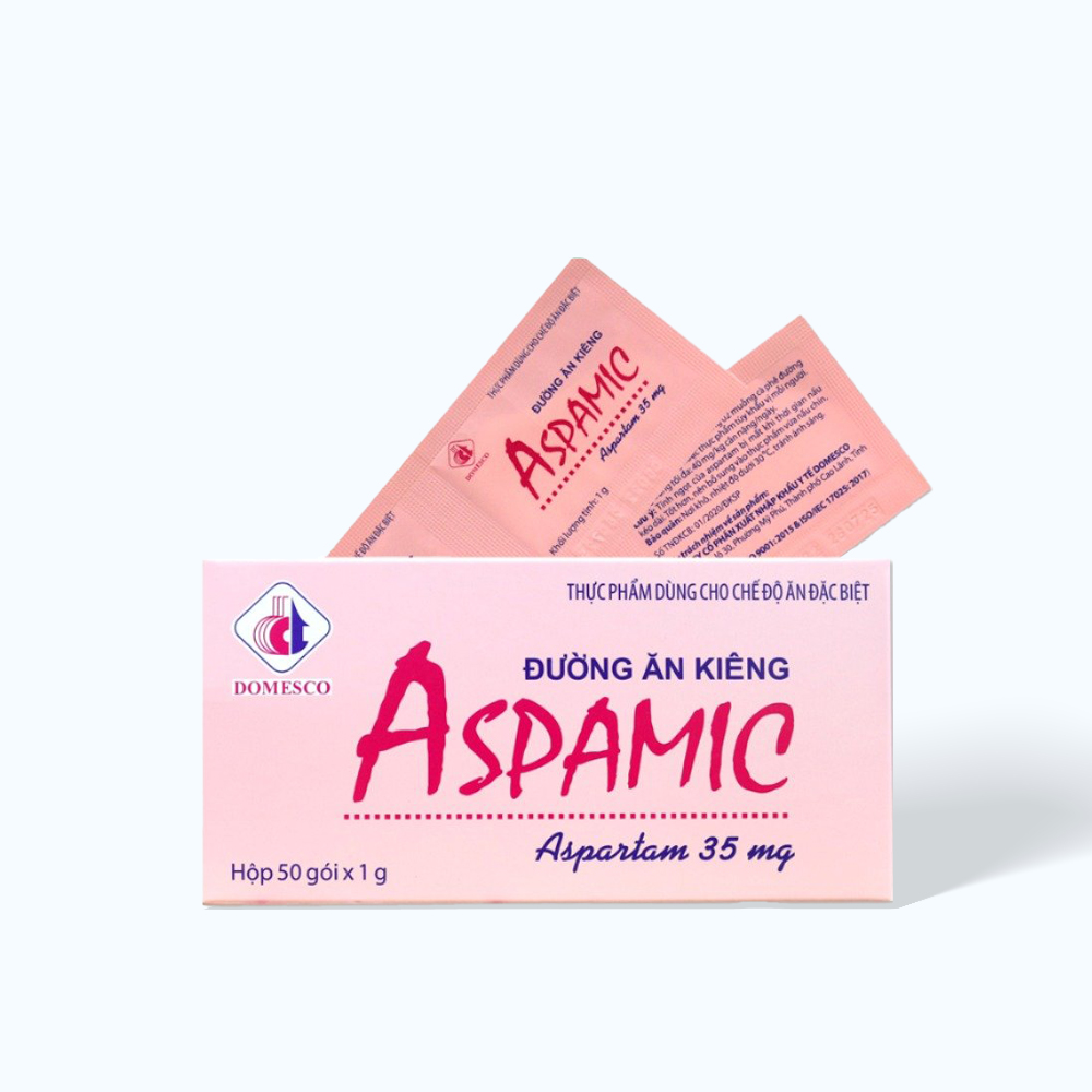 Domesco Duong An Kieng Aspamic (Hộp 50 Gói X 1G)
