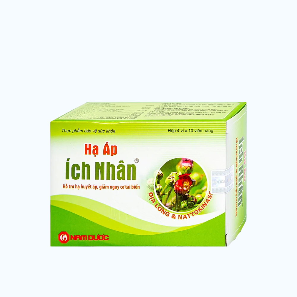NAM DUOC Ha Ap Ich Nhan Giup On Dinh Huyet Ap (Hop 40v)