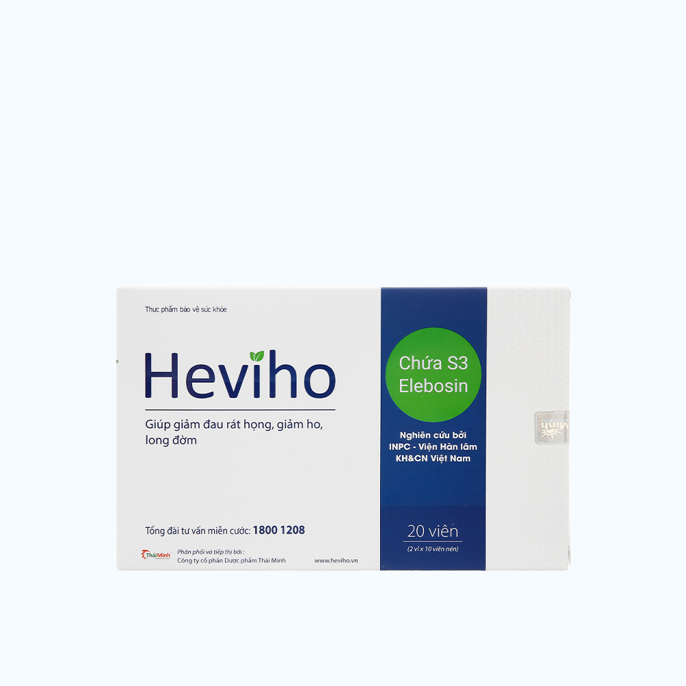 THAI MINH Vien Uong Heviho Giam Dau Rat Hong, Long Dom (2Vi X 10Vien)