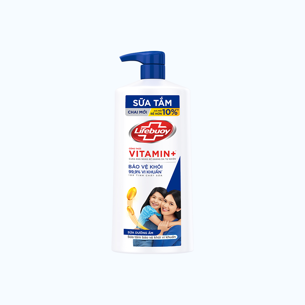 Lifebuoy Sua Tam Cham Soc Da 800g ( Chai )