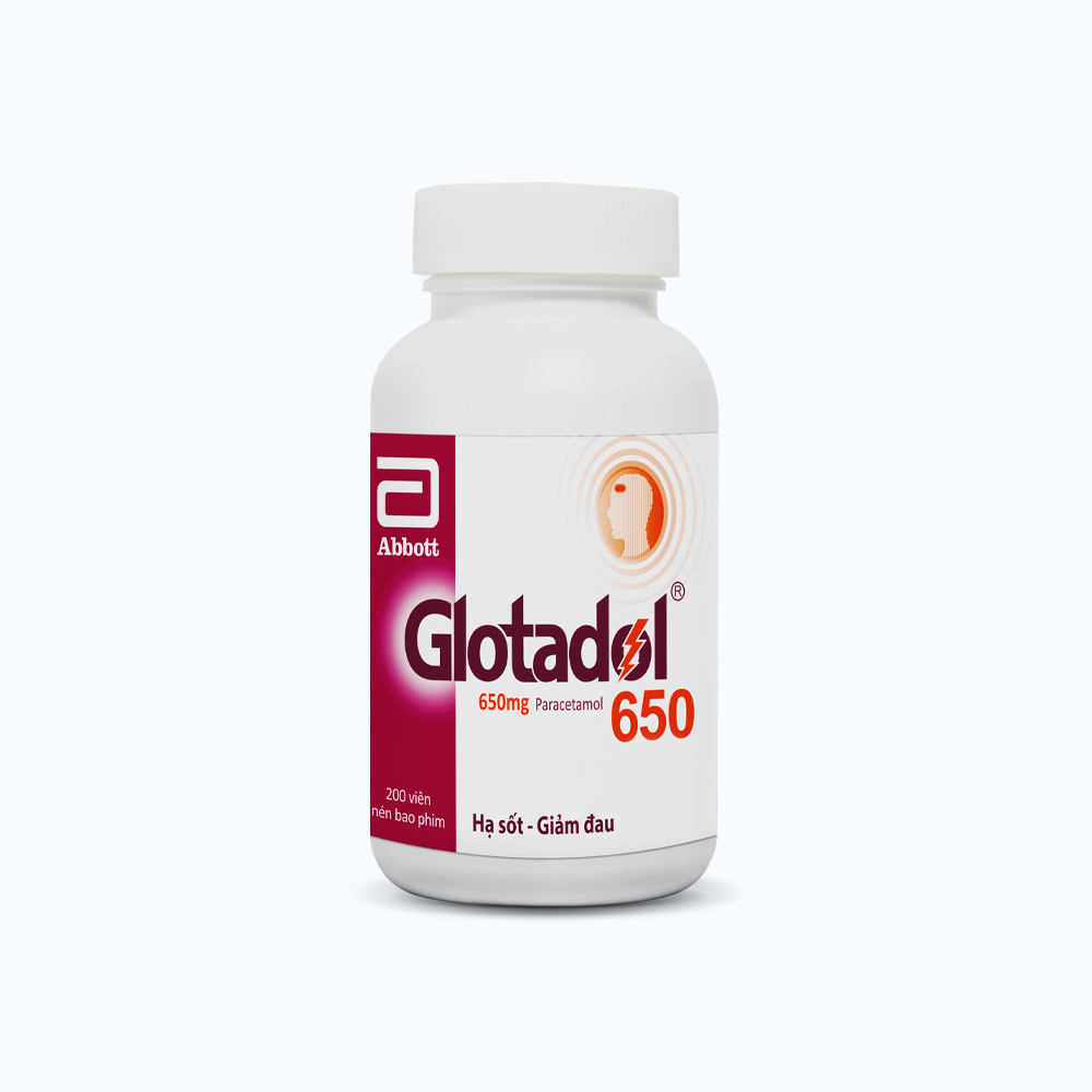 Glotadol 650mg (Chai / 200 Vien)