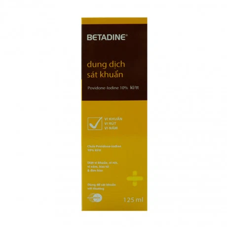 Betadine Antiseptic Sol 10% (125ml)