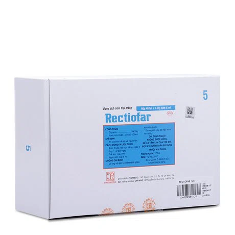 Rectiofar Nguoi Lon 5ml (Hop 40 ống)