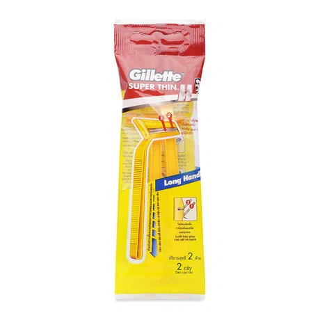 Gillette Dao Cao Can Vang Super Thin 2 Cay/Goi