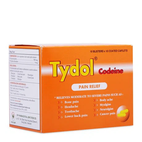 Tydol codeine (10Vi x 10Vien)