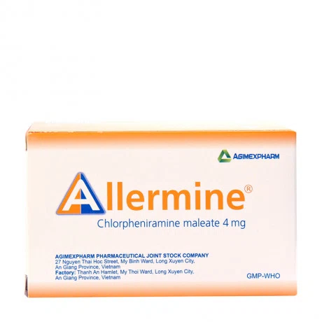 Allermine 4mg (10 vi x 20 vien)