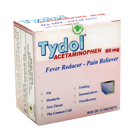 Tydol Sachet Powder 80mg (12 Goi/Hop)
