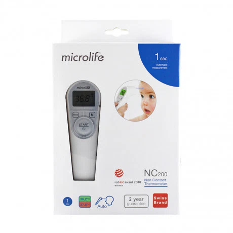 Microlife NC200 Nhiet Ke Dien Tu Hong Ngoai Do Tran