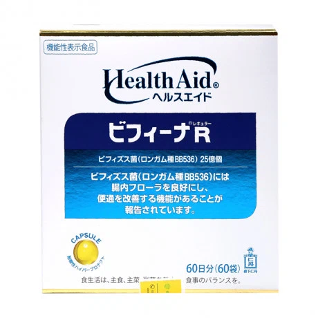 Health Aid Bifina R Men Vi Sinh Ho Tro Tieu Hoa (Hop 60Goi)