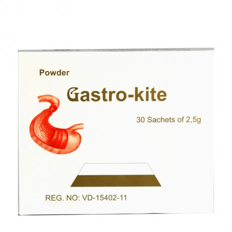 Thuốc bột Gastro-kite làm giảm triệu chứng do tăng acid dạ dày, loét dạ dày tá tràng (30 gói x 2.5g)
