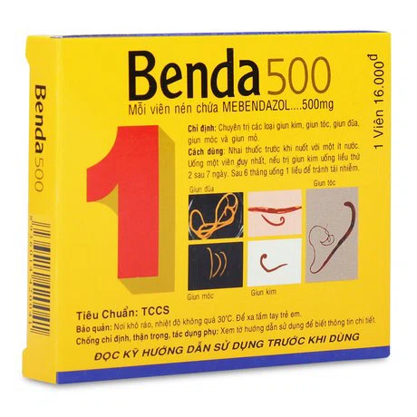 Benda 500mg (1vien/hop nho)