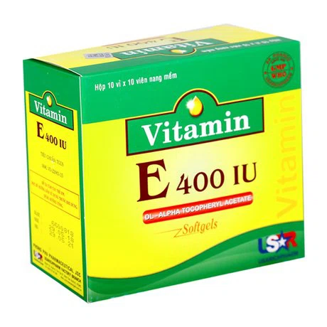 Vitamin E 400IU USAR  (10vi x 10 vien)