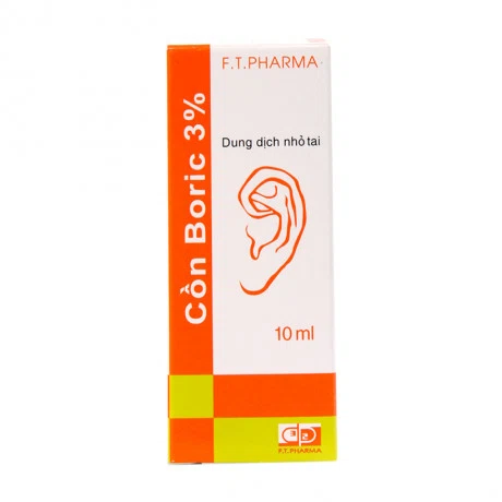 Con nho tai Boric 3% 3/2 (10ml/chai)