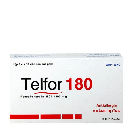 Telfor 180mg (2 Vi X 10 Vien)