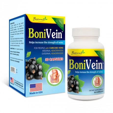 BOTANIA BoniVein Ho Tro Tang Suc Ben Tinh Mach (Hop 30 Vien)