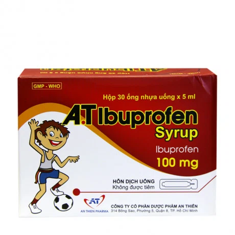 A.T Ibuprofen Syrup 5ml (30 Ong)An Thien