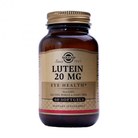 Solgar Lutein 20mg H.Tro Mat  (Hộp 60 Viên)