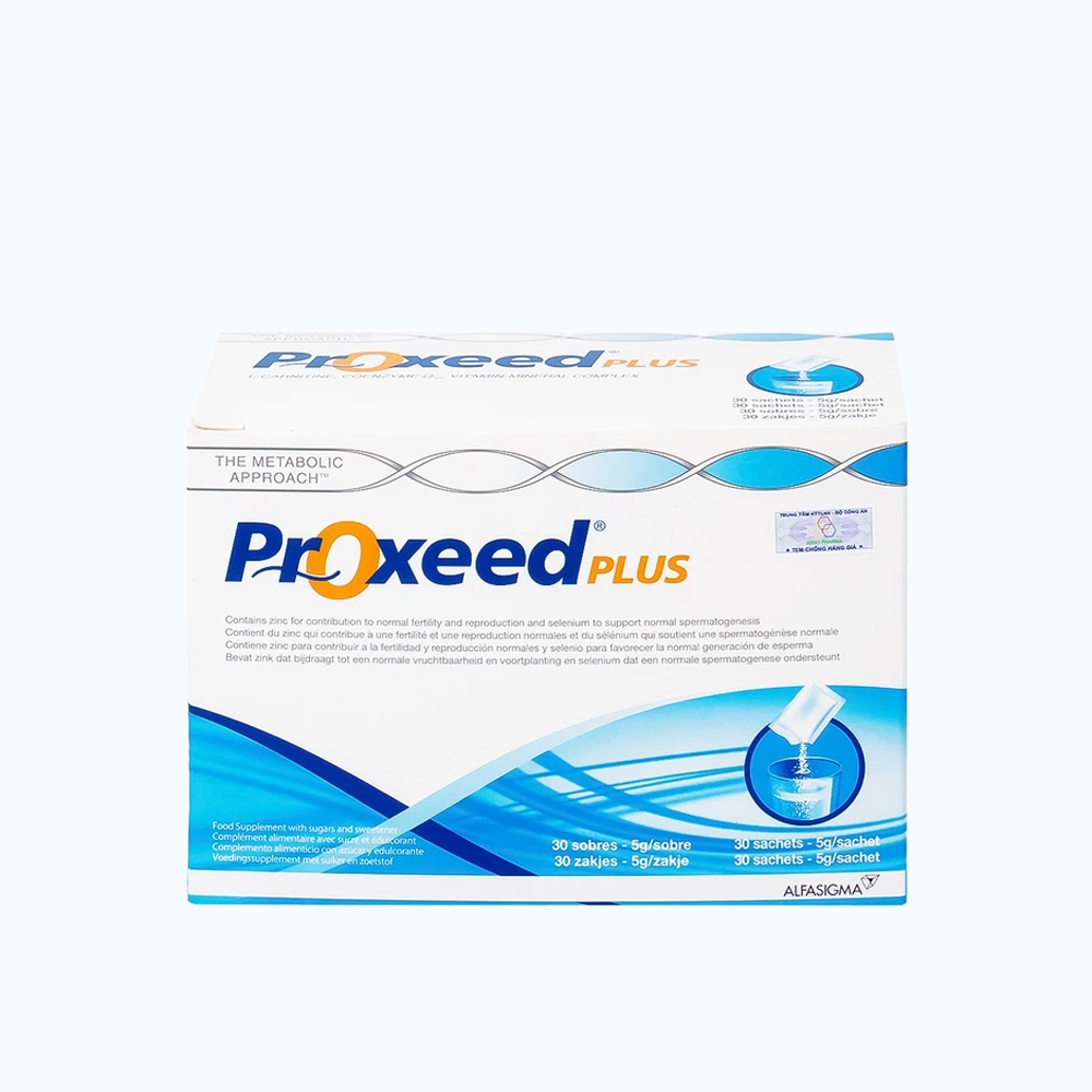 SIGMA-TAU Proxeed Plus Ho Tro SK Sinh San Nam (Hop 30 Goi Bot)