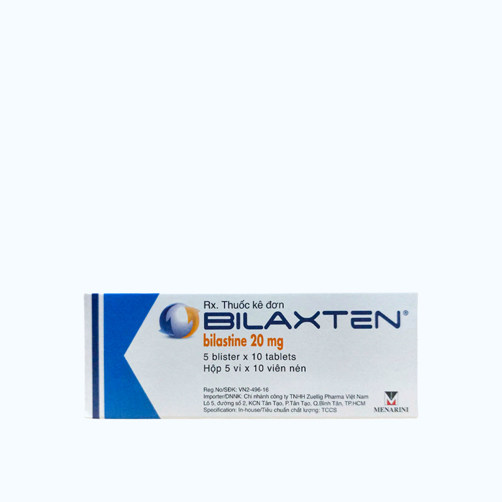 Bilaxten 20mg (5 Vi x 10 Vien)