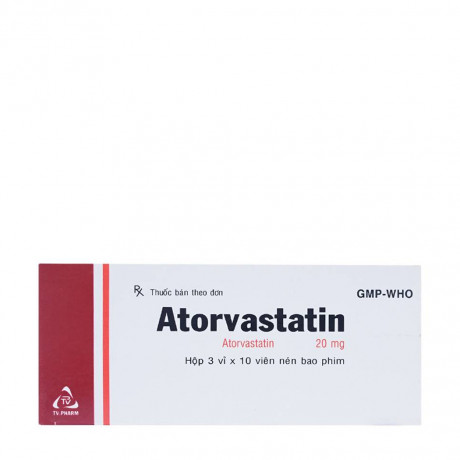Atorvastatin 20mg (3vi x 10vien)Khanh Hoa