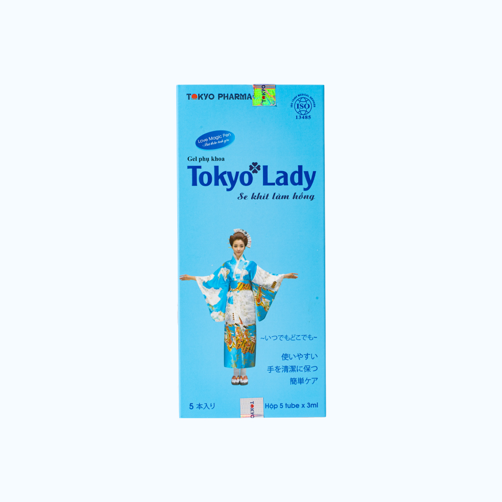 Gel phụ khoa Tokyo Lady( Hộp 5 bút)