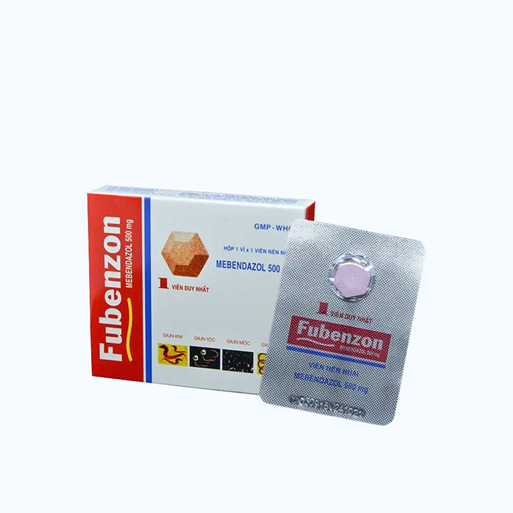 FUBENZON TAB CHEW 500MG HOP 1 VIEN