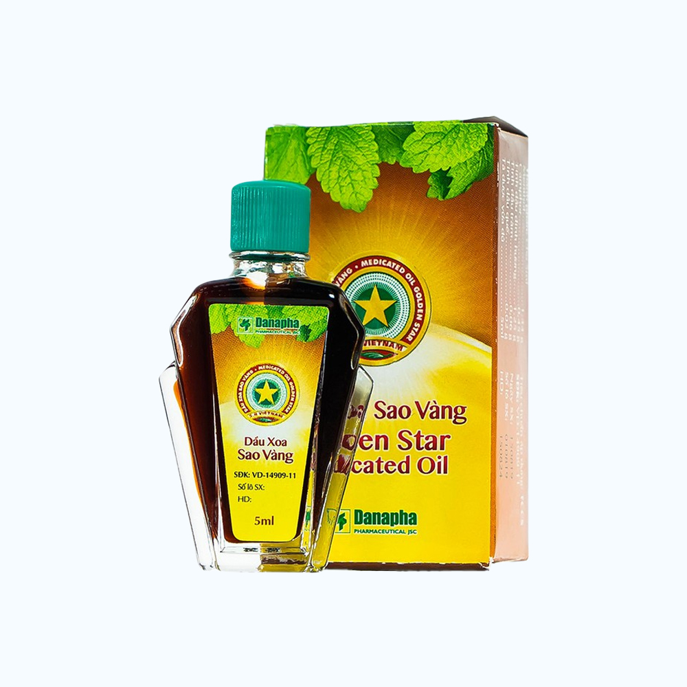 Dau xoa Sao vang (Chai 5ml) Danapha