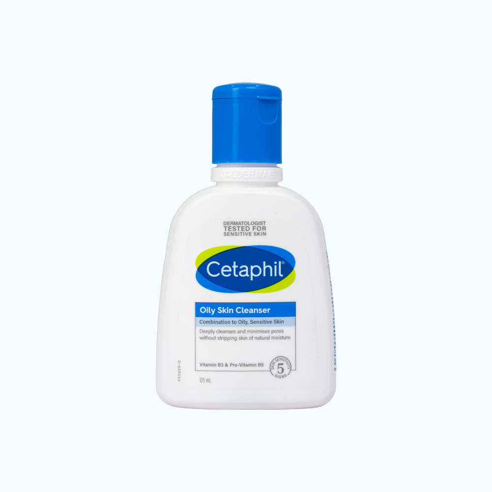 Cetaphil Sua Rua Mat Danh Cho Da Dau Nhay Cam Oily Skin Cleanser 125Ml/Chai