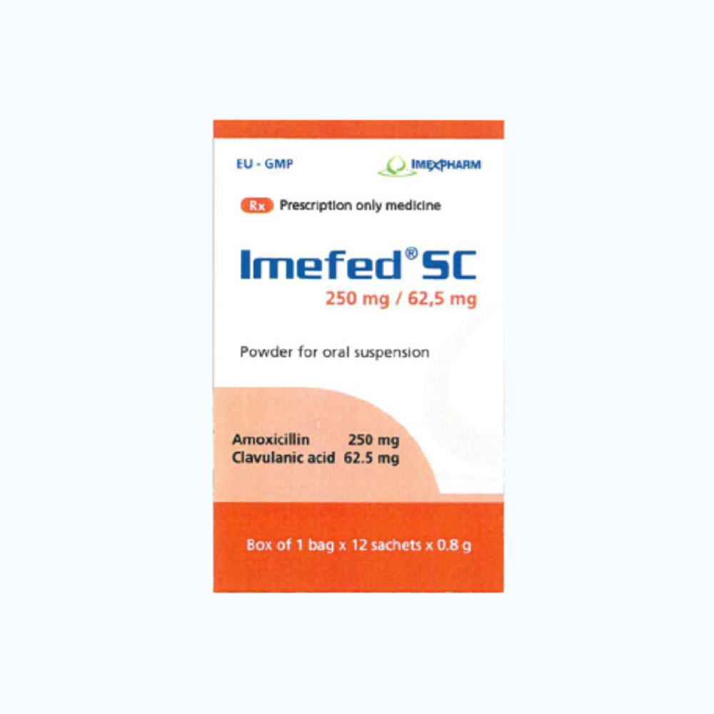 Imefed SC 250mg/62,5mg (Hop 12 goi)