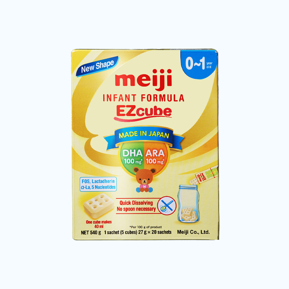 Meiji Infant SBDD Cho Tre (0-12 Thang) Hop 540g (27g*20 Thanh)