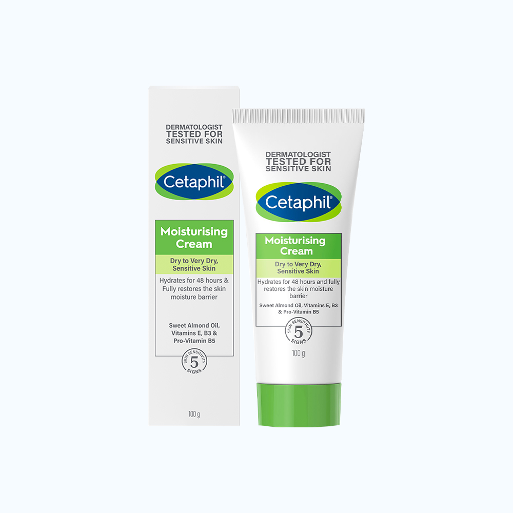 Cetaphil Kem Duong Am Moisturising Cream Cho Da Kho Den Rat Kho Va Da Nhay Cam 100gr