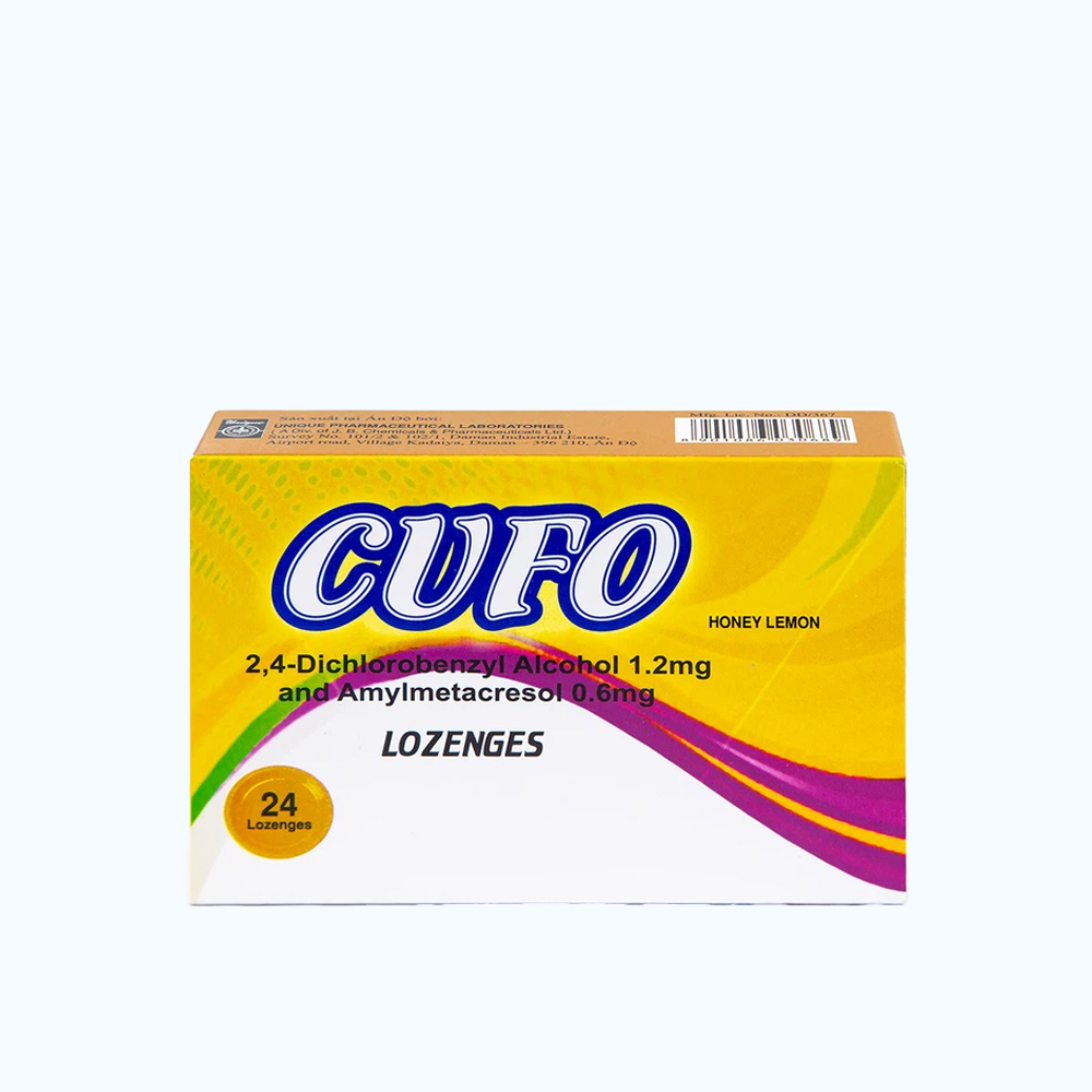 CUFO LOZENGES (HONEY LEMON) H2x12v