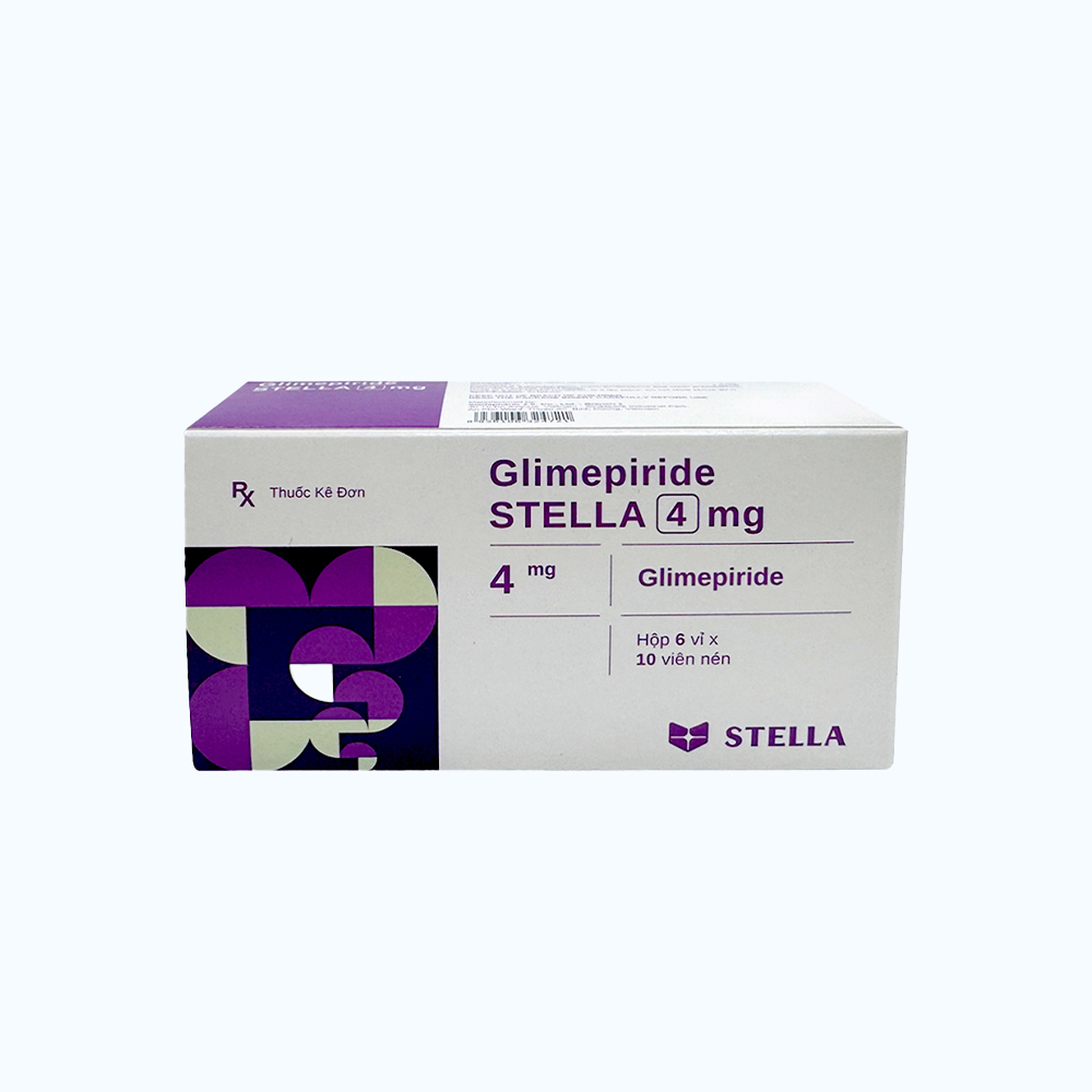 Glimepiride STELLA 4mg ( Hộp/60Viên)